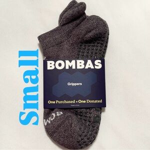 Bombas Women’s Gripper Ankle Socks Haze Grey S